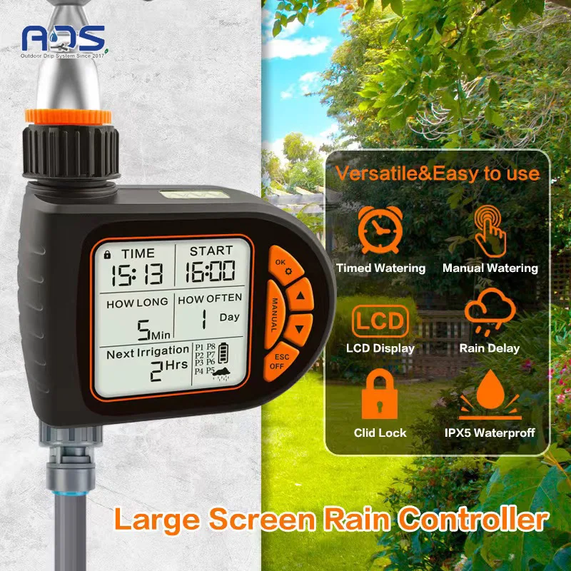 Smart Garden Watering Programmer System Automatic Watering Timmer Irrigation Controller Gardening for Outdoor Farm Plants
Smart Garden Watering Programmer System Automatic Watering Timmer Irrigation Controller Gardening for Outdoor Farm Plants