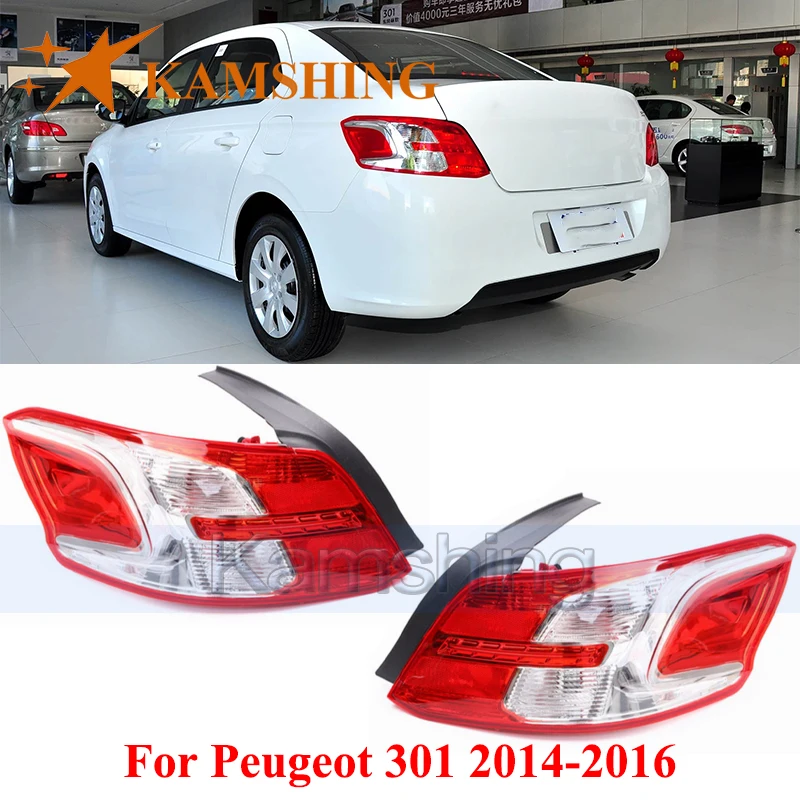 CAPQX 1pair Rear Bumper Taillight For Peugeot 301 2014-2016 Rear Brake Light Stop Light Taillamp Tail Lamp
CAPQX 1pair Rear Bumper Taillight For Peugeot 301 2014-2016 Rear Brake Light Stop Light Taillamp Tail Lamp