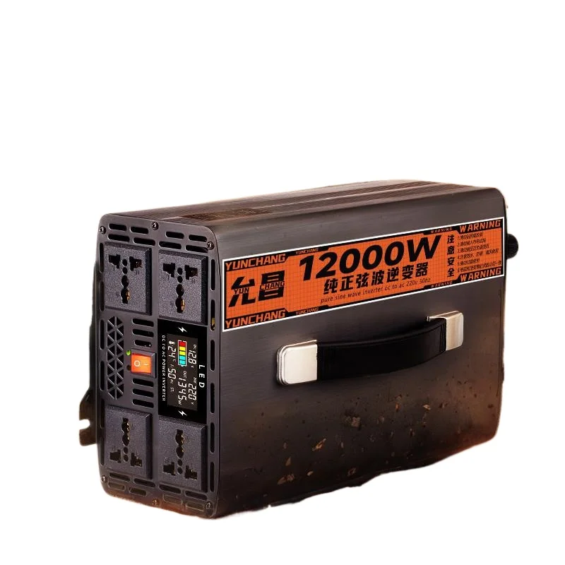 Pure sine wave inverter 12V24V48V60V72 battery to 220V output to drive refrigerator air conditioner heater
Pure sine wave inverter 12V24V48V60V72 battery to 220V output to drive refrigerator air conditioner heater