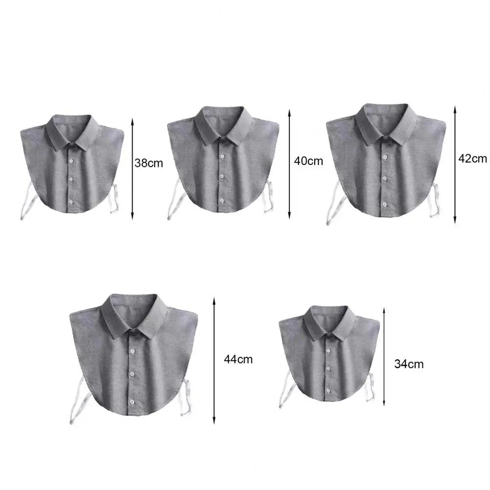 Solid Color Collar Versatile Adult Fake Collar for Men Women Single Breasted Lapel Design Adjustable Strap Solid for Office
Solid Color Collar Versatile Adult Fake Collar for Men Women Single Breasted Lapel Design Adjustable Strap Solid for Office