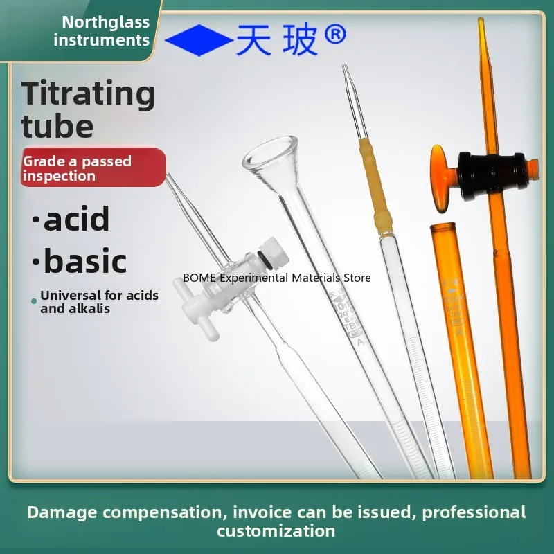 Grade A White Brown Acid Base Burette 5ml 10ml 25ml Lab Glassware Universal Use
Grade A White Brown Acid Base Burette 5ml 10ml 25ml Lab Glassware Universal Use