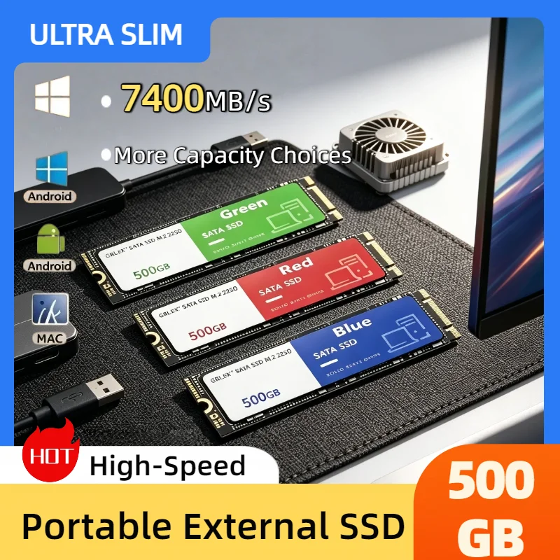 2026 New M.2 NVMe 500GB Ultra Fast SSD Internal Solid State Drive Hard Disk for Desktop Laptop PC Computer Upgrade Pro Max
2026 New M.2 NVMe 500GB Ultra Fast SSD Internal Solid State Drive Hard Disk for Desktop Laptop PC Computer Upgrade Pro Max