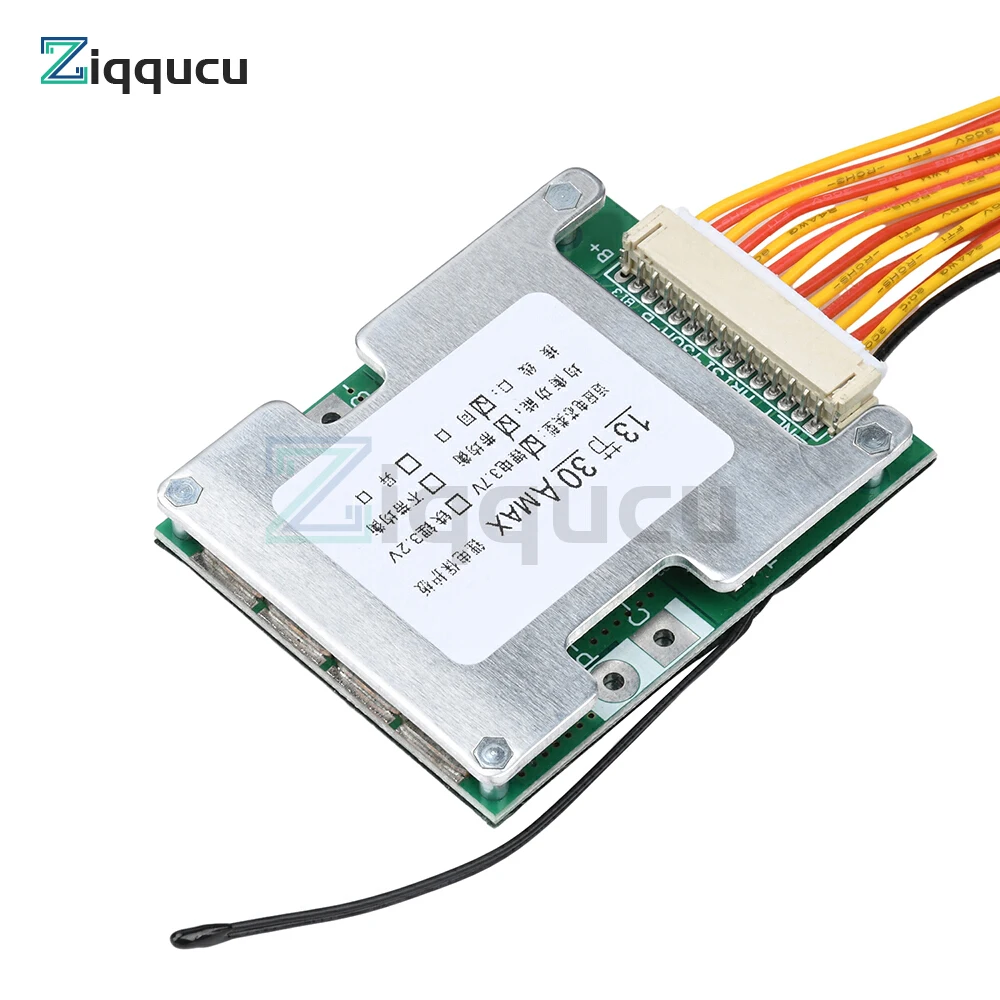 BMS 13S 48V 30A 18650 Li-ion Battery Protection Board Same Port with Equalization Battery Balanced Protection Board for E-bike
BMS 13S 48V 30A 18650 Li-ion Battery Protection Board Same Port with Equalization Battery Balanced Protection Board for E-bike