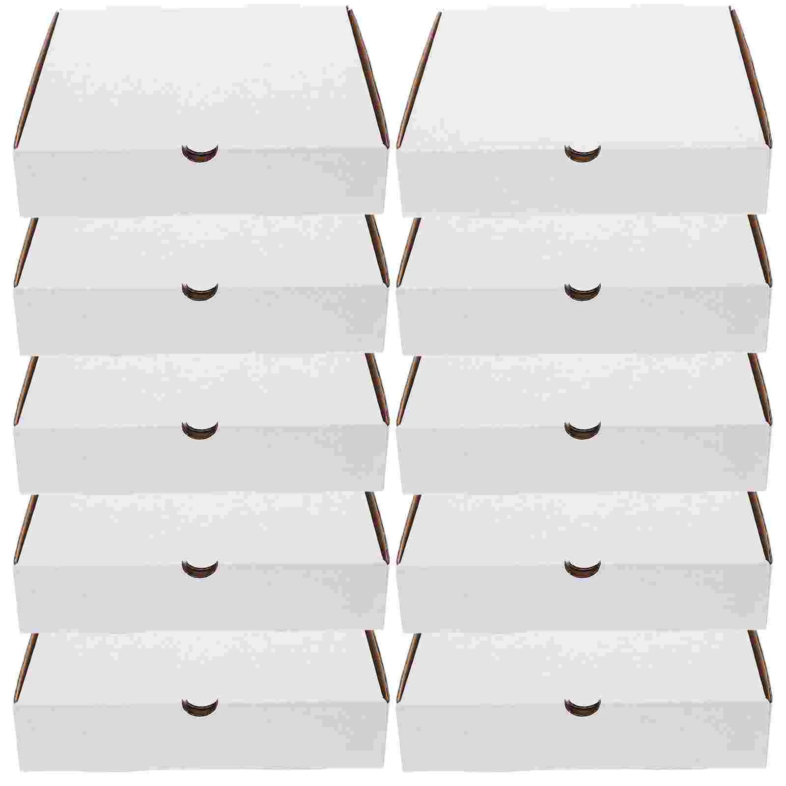 30 Pcs Foldable Pizza Box Boxes Kraft Paper Slice Storage Container Collapsible
30 Pcs Foldable Pizza Box Boxes Kraft Paper Slice Storage Container Collapsible