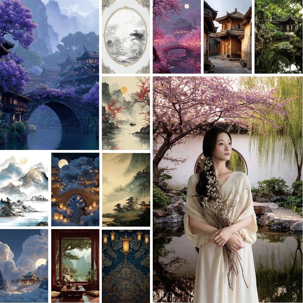 MOON.QG Raditional Chinese Garden Scene Backdrops For Photography Curtains Bamboo Backgrounds Photozone Shooting Party Wall
MOON.QG Raditional Chinese Garden Scene Backdrops For Photography Curtains Bamboo Backgrounds Photozone Shooting Party Wall