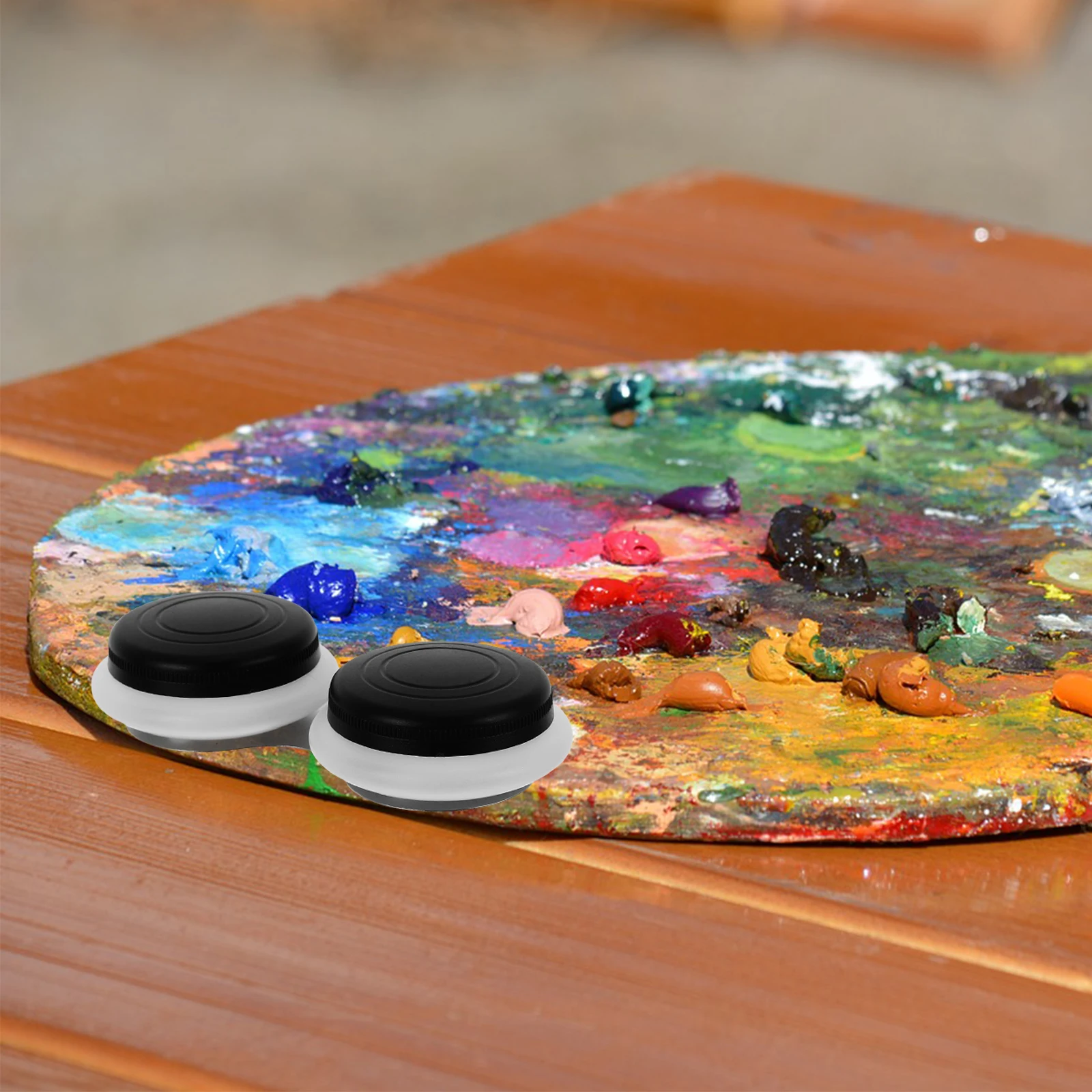 Double Port Oil Pot Painting Palette Plastic Tray Cleaner Large Capacity Mix Brush Washer Lid Design Cup
Double Port Oil Pot Painting Palette Plastic Tray Cleaner Large Capacity Mix Brush Washer Lid Design Cup