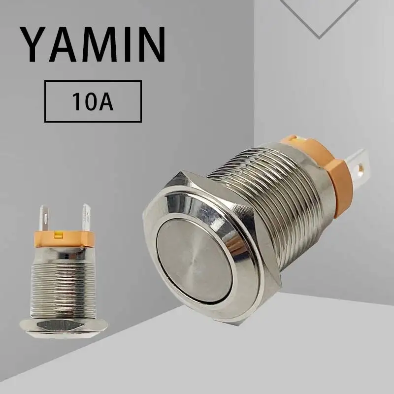5pcs 16/19/22mm 10A Metal Push Button Switch High Current Reset Momentary Self-locking Waterproof IP65 Power Start
5pcs 16/19/22mm 10A Metal Push Button Switch High Current Reset Momentary Self-locking Waterproof IP65 Power Start