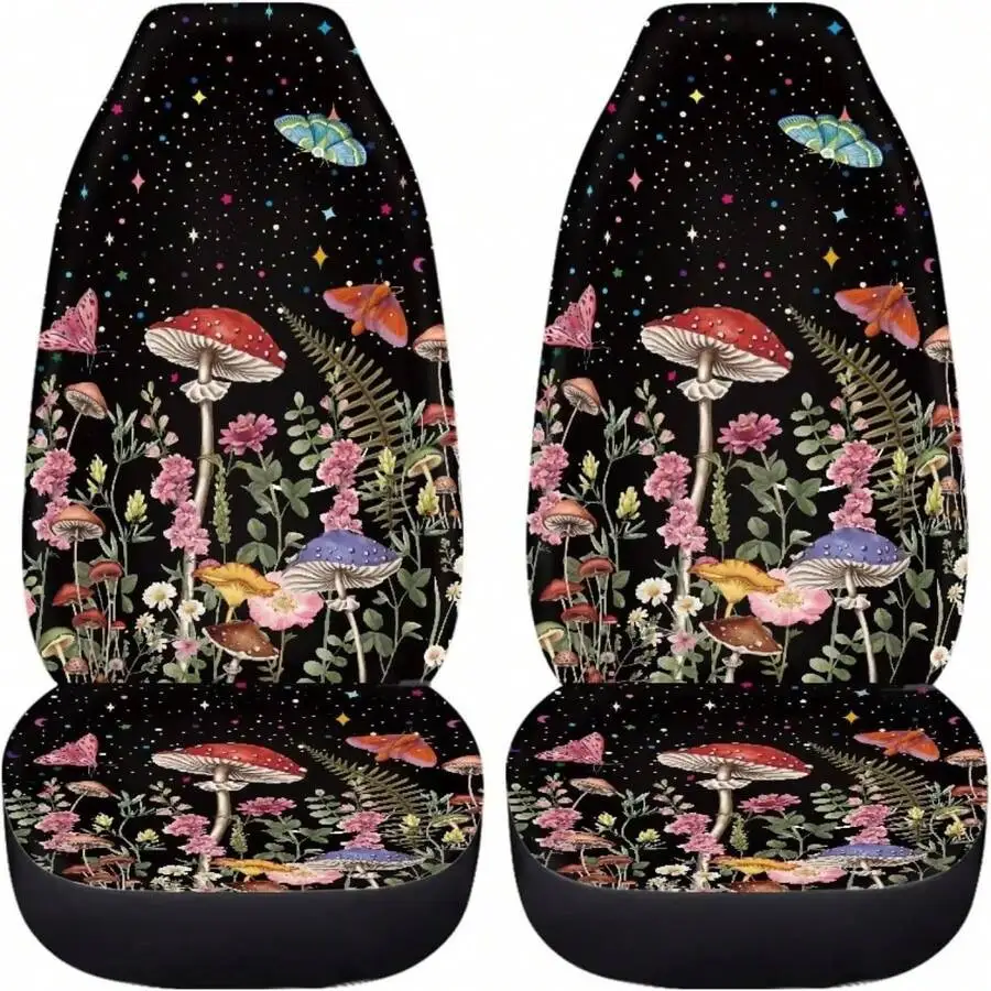 Universal Car Seat Covers Set Psychedelic Mushroom Floral Print High Back Bucket Seat Protector For SUV Sedan Van
Universal Car Seat Covers Set Psychedelic Mushroom Floral Print High Back Bucket Seat Protector For SUV Sedan Van