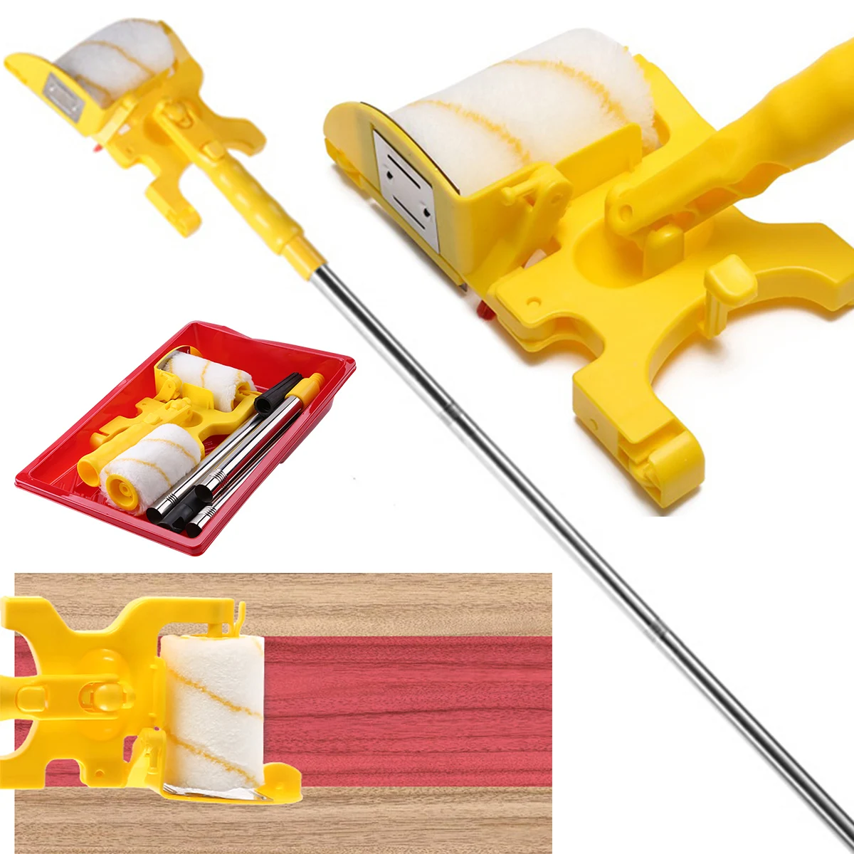 Clean Cut Paint Roller Bursh Long Handle Hand-held Paint Edger Roller Clean-Cut Paint Roller Brush for Home Room Wall Ceilings
Clean Cut Paint Roller Bursh Long Handle Hand-held Paint Edger Roller Clean-Cut Paint Roller Brush for Home Room Wall Ceilings