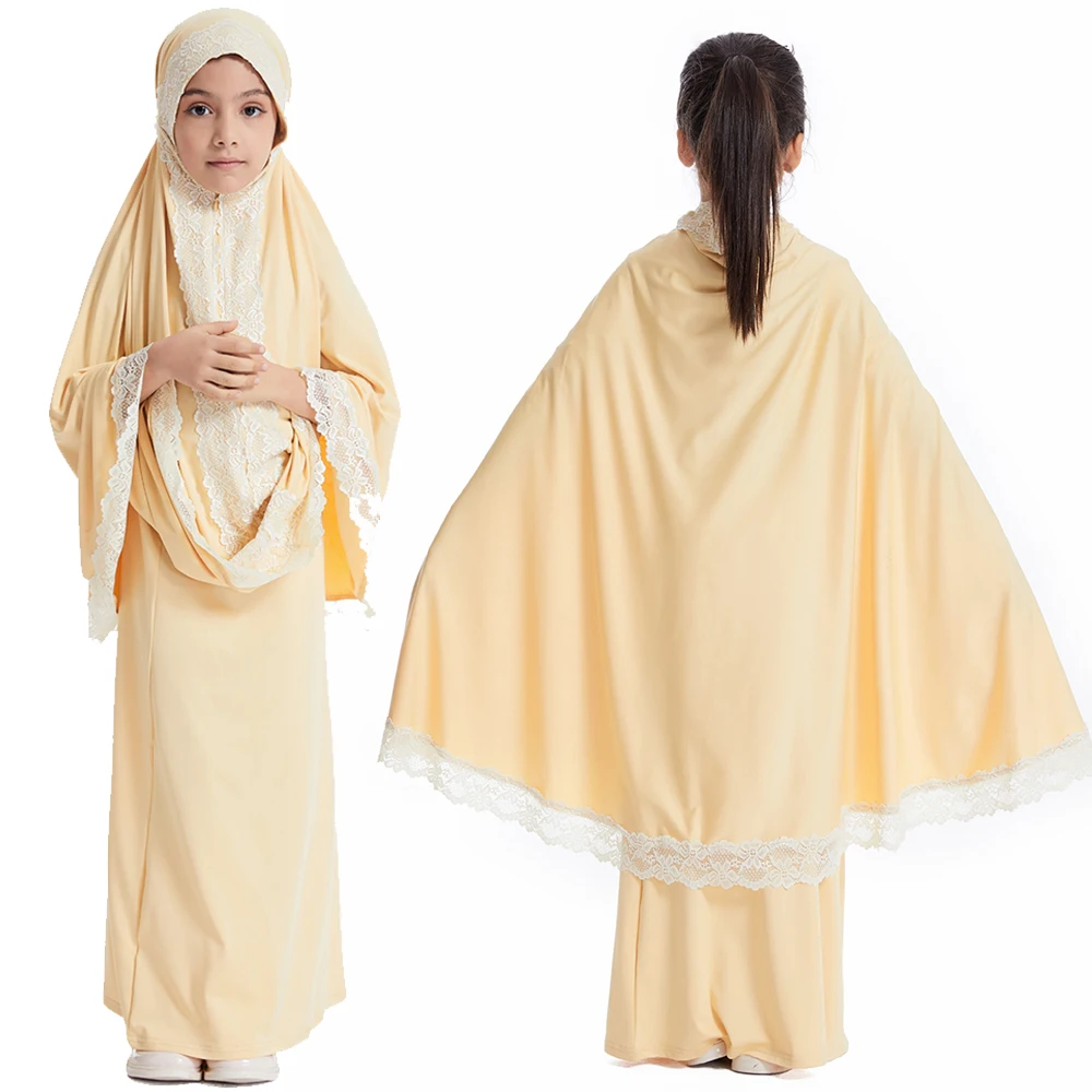 Muslim Kid Girl Hijab Dress 2 Piece Set Prayer Garment Islam Clothing Khimar Skirt Abaya Niqab Robe Kaftan Eid Djellaba Jalabiya
Muslim Kid Girl Hijab Dress 2 Piece Set Prayer Garment Islam Clothing Khimar Skirt Abaya Niqab Robe Kaftan Eid Djellaba Jalabiya