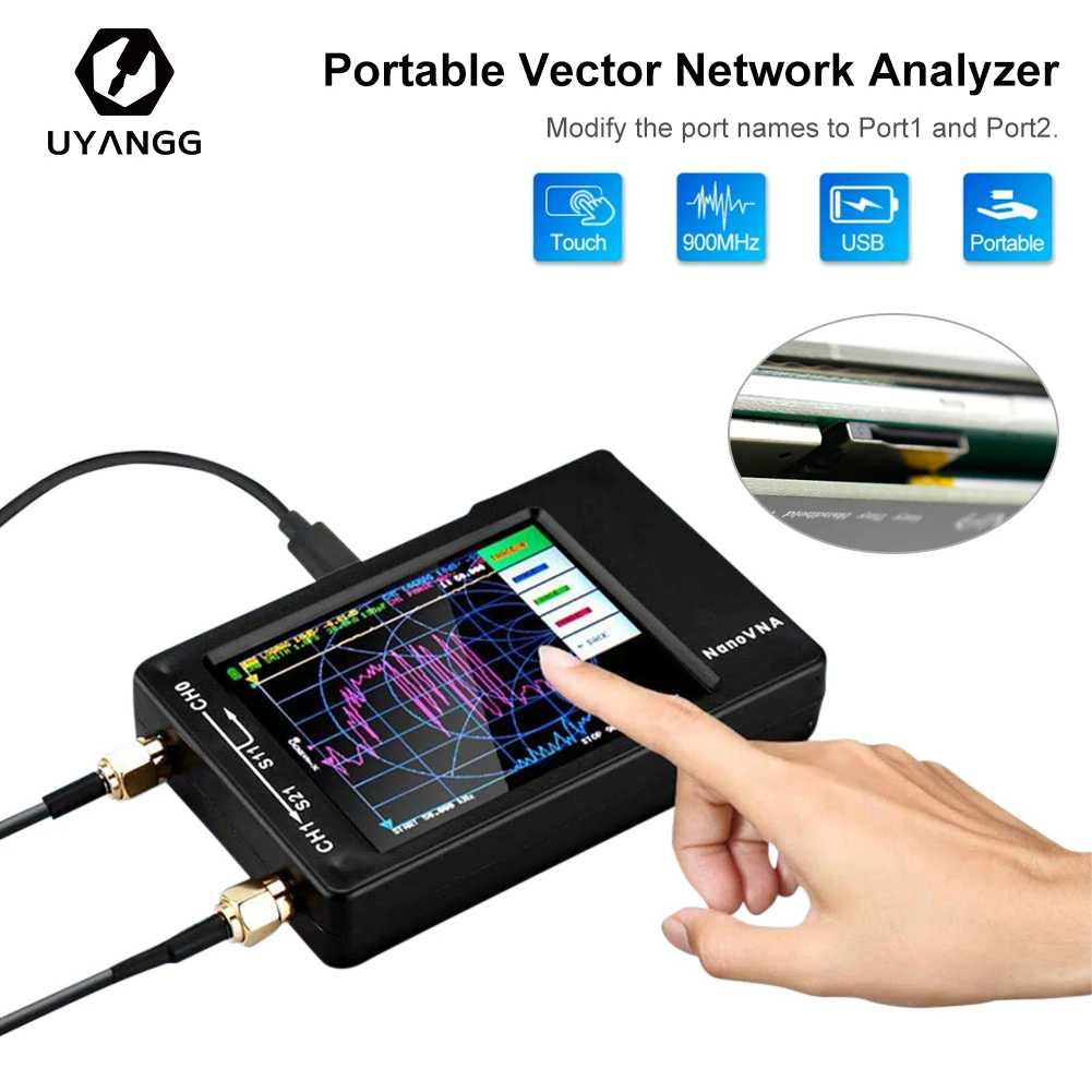 Векторный сетевой анализатор 50 кгц-1.5 ГГц, NanoVNA-F V2, тестер MF, HF, VHF, UHF, 2,8 дюйма, 32 ГБ, цифровой анализатор сетевых антенн
Векторный сетевой анализатор 50 кгц-1.5 ГГц, NanoVNA-F V2, тестер MF, HF, VHF, UHF, 2,8 дюйма, 32 ГБ, цифровой анализатор сетевых антенн