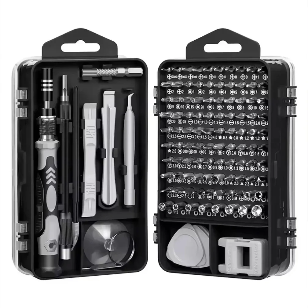 115 in1 Precision Screwdriver Kit, Includes Magnetic Tips, Ideal for Electronics and Laptop Repairs, Professional Nut Driver New
115 in1 Precision Screwdriver Kit, Includes Magnetic Tips, Ideal for Electronics and Laptop Repairs, Professional Nut Driver New