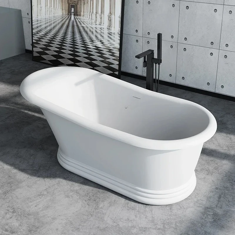 53 PMMA Saturated Resin Artificial Stone Bathtub Household Freestanding Bath Hotel Bath
53 PMMA Saturated Resin Artificial Stone Bathtub Household Freestanding Bath Hotel Bath