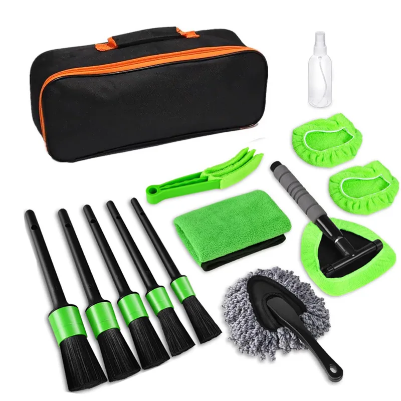 13-Piece Car Detailing Cleaning Kit Car Detailing Brush Wash Engine for Wheel Clean Kit Adjustable Handle Cleaning Towel
13-Piece Car Detailing Cleaning Kit Car Detailing Brush Wash Engine for Wheel Clean Kit Adjustable Handle Cleaning Towel