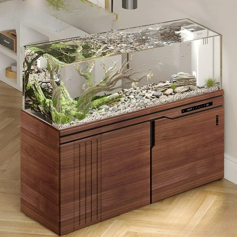 Customizable fish tank Large living room Household glass aquatic tank
Customizable fish tank Large living room Household glass aquatic tank