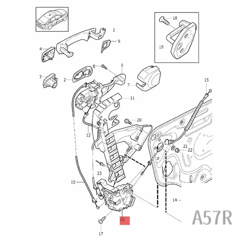 7R-1Pair Front Door Lock Latch Assy 31253657 For Volvo XC60 I 156 XC70 II 136 2008-2017 V50 S40 S80 C30 C70
7R-1Pair Front Door Lock Latch Assy 31253657 For Volvo XC60 I 156 XC70 II 136 2008-2017 V50 S40 S80 C30 C70