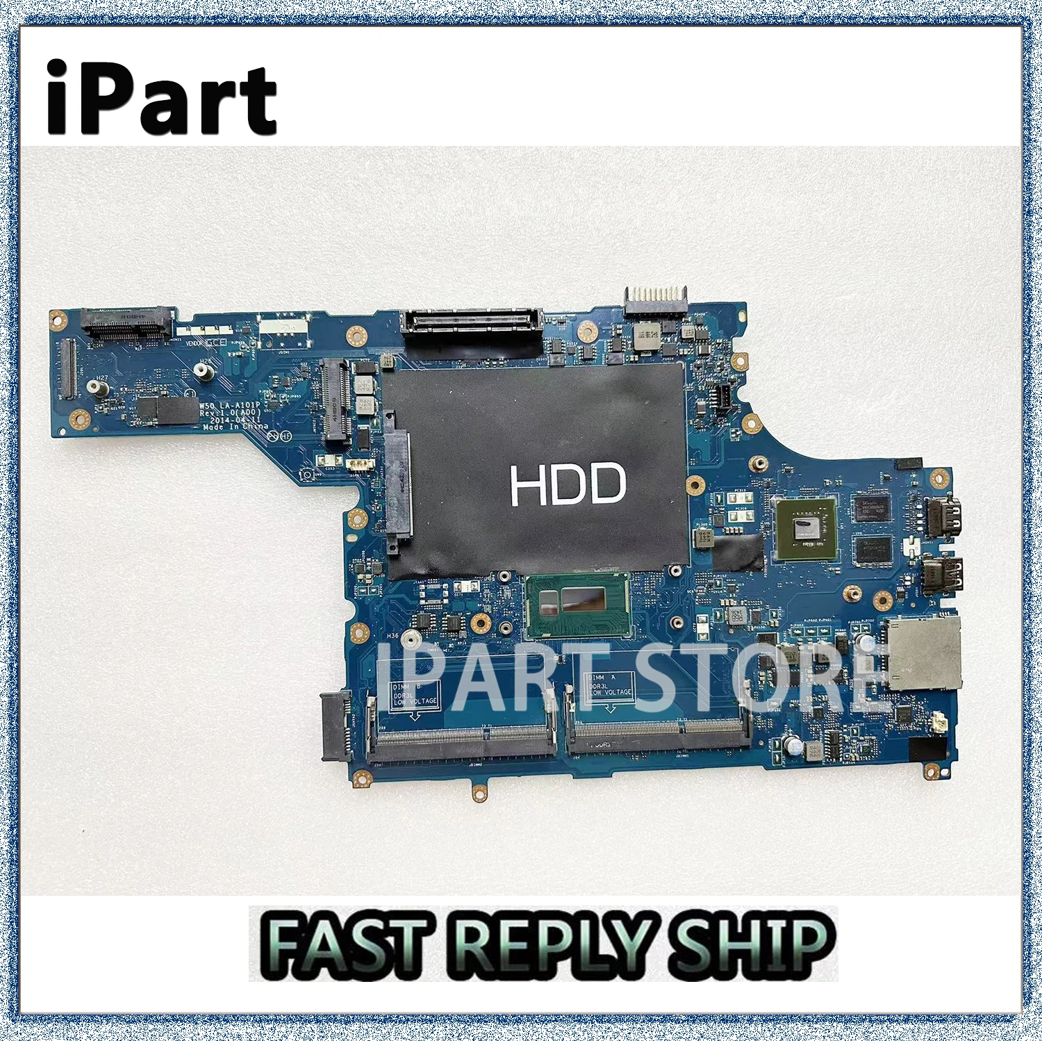 LA-A101P For DELL E5540 Laptop Motherboard With I5-4310U GT720M 2GB CN-02PXJY 02PXJY 2PXJY 04N0VT 4N0VT 083KT5 83KT5
LA-A101P For DELL E5540 Laptop Motherboard With I5-4310U GT720M 2GB CN-02PXJY 02PXJY 2PXJY 04N0VT 4N0VT 083KT5 83KT5