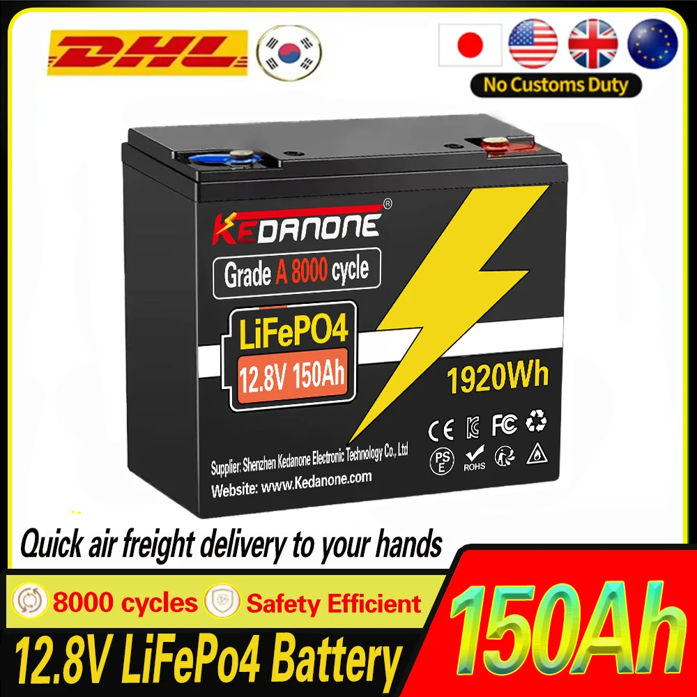 32700 12V LiFePO4 Battery Built-in 220A BMS RV Rechargeable Lithium Iron Phosphate, Solar Marine Overland Off-Grid Battery
32700 12V LiFePO4 Battery Built-in 220A BMS RV Rechargeable Lithium Iron Phosphate, Solar Marine Overland Off-Grid Battery