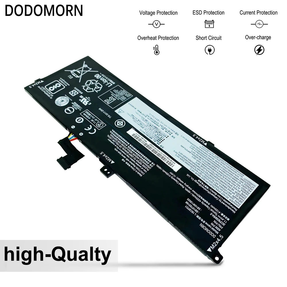 Hot sale L18C6PD1 Battery for Lenovo ThinkPad TP00106A X390 X395 X13 1st Gen 2020 02DL017 02DL018 SB10K97655 L18M6PD2 L18C6PD1
Hot sale L18C6PD1 Battery for Lenovo ThinkPad TP00106A X390 X395 X13 1st Gen 2020 02DL017 02DL018 SB10K97655 L18M6PD2 L18C6PD1