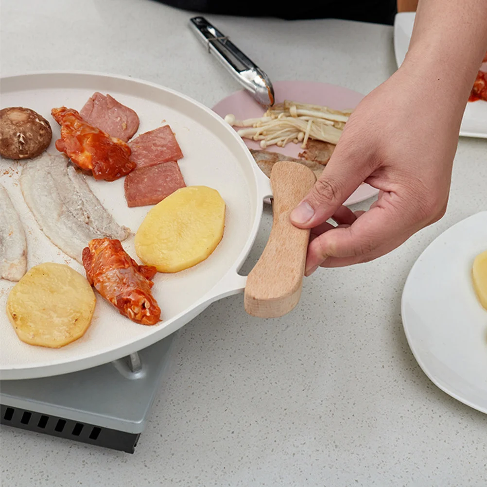 2Pcs Wooden Pan Handle Cover Thick Anti-Scald Sleeve for Iron Frying Pan Non-Slip Heat Insulation Cooking Accessory
2Pcs Wooden Pan Handle Cover Thick Anti-Scald Sleeve for Iron Frying Pan Non-Slip Heat Insulation Cooking Accessory