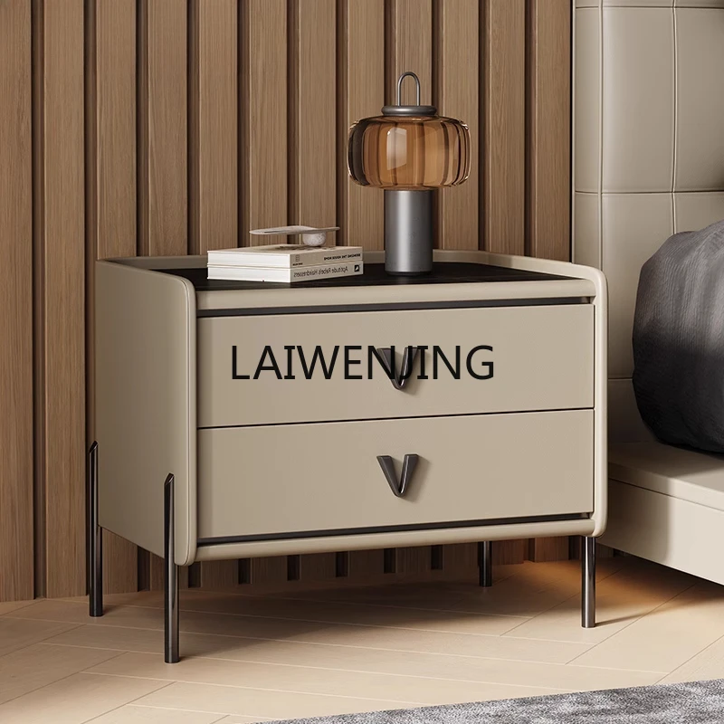 MJY simple light luxury all solid wood bedside table rock slab Italian mini locker
MJY simple light luxury all solid wood bedside table rock slab Italian mini locker