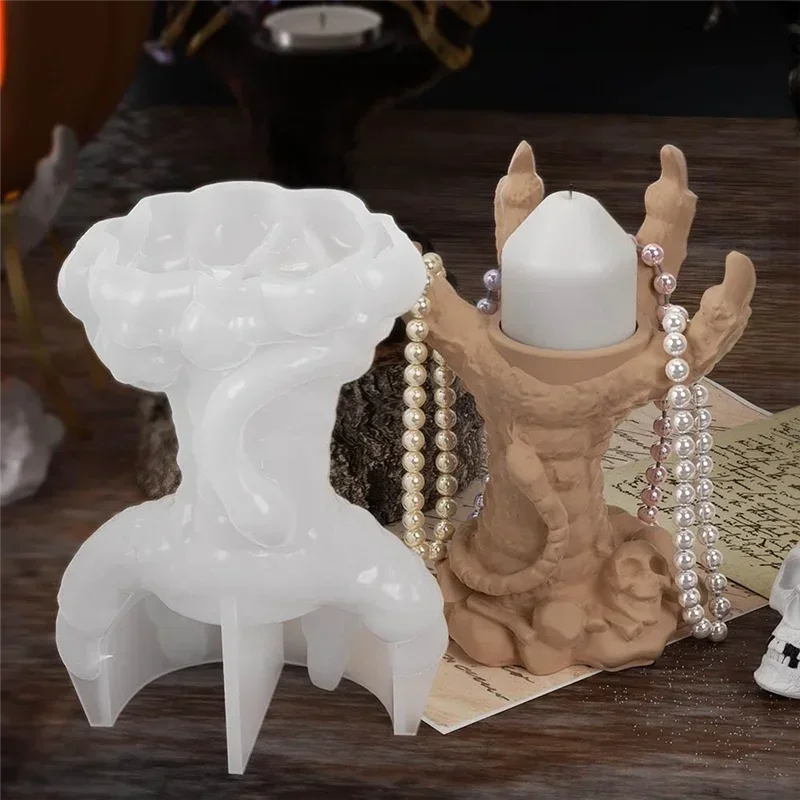 Latest Models 3D Dragon Claw Silicone Mold, Demon· Ghost Hand Resin Clay Candlestick Casting Mould For Resin Candle Mold
Latest Models 3D Dragon Claw Silicone Mold, Demon· Ghost Hand Resin Clay Candlestick Casting Mould For Resin Candle Mold