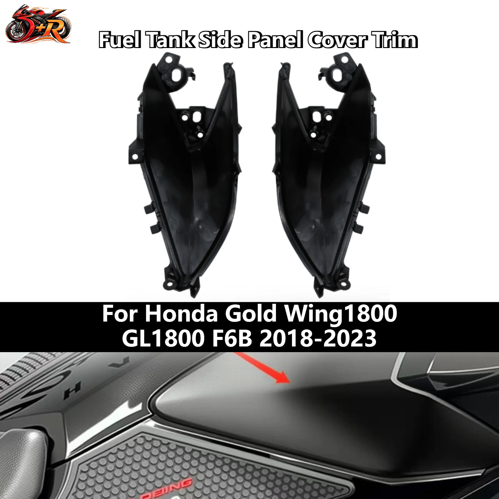 Fuel Tank Side Panel Cover Trim For Honda Gold Wing GL1800 F6B 2018-2023 Durable ABS Easy Installation Decorative Accessory
Fuel Tank Side Panel Cover Trim For Honda Gold Wing GL1800 F6B 2018-2023 Durable ABS Easy Installation Decorative Accessory