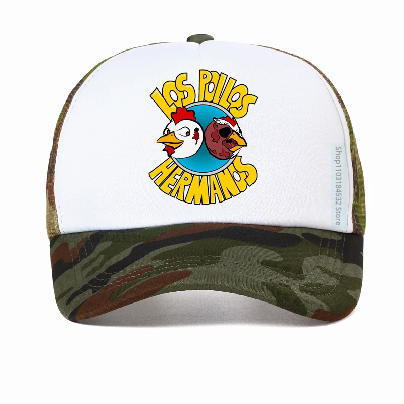 Los Pollos Hermanos Funny Breaking Bad mesh Baseball Cap Unisex Adjustable Dad Hat Outdoor Breathable Trucker Hat
Los Pollos Hermanos Funny Breaking Bad mesh Baseball Cap Unisex Adjustable Dad Hat Outdoor Breathable Trucker Hat
