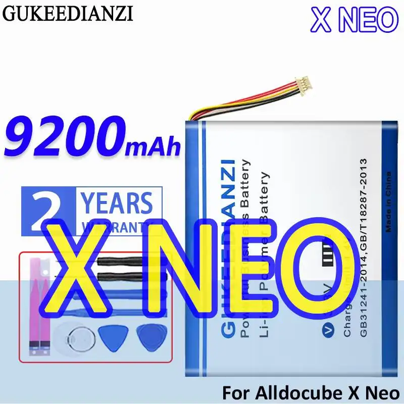 Аккумулятор 9200 мАч для планшета Alldocube Cube X Neo, сменный, с 7-контактным разъемом, долговечный.
Аккумулятор 9200 мАч для планшета Alldocube Cube X Neo, сменный, с 7-контактным разъемом, долговечный.