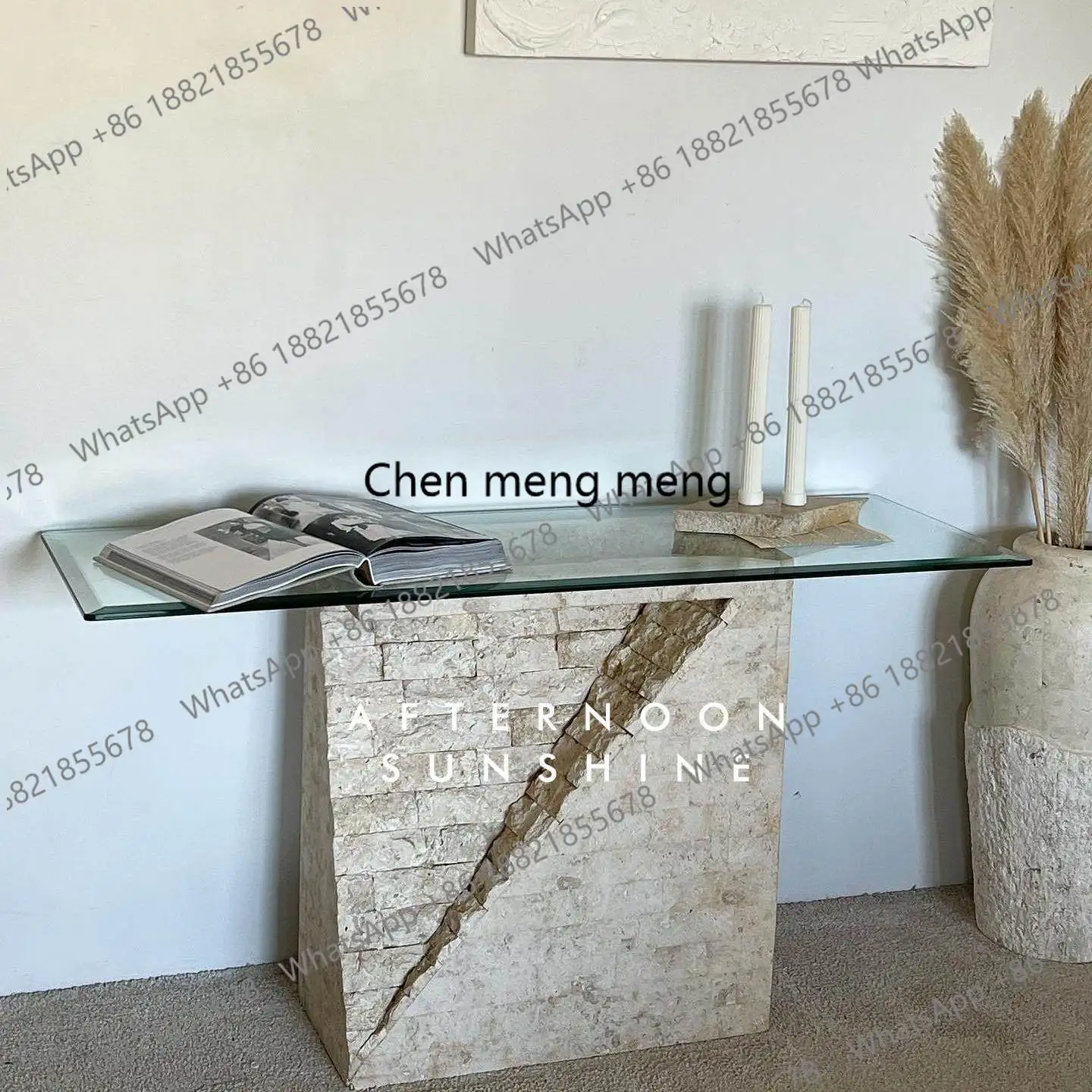 Minimalist Natural Roman Travertine Broken Effect Handmade Decorative Small Apartment Tea Table Entryway Side Table Styles
Minimalist Natural Roman Travertine Broken Effect Handmade Decorative Small Apartment Tea Table Entryway Side Table Styles