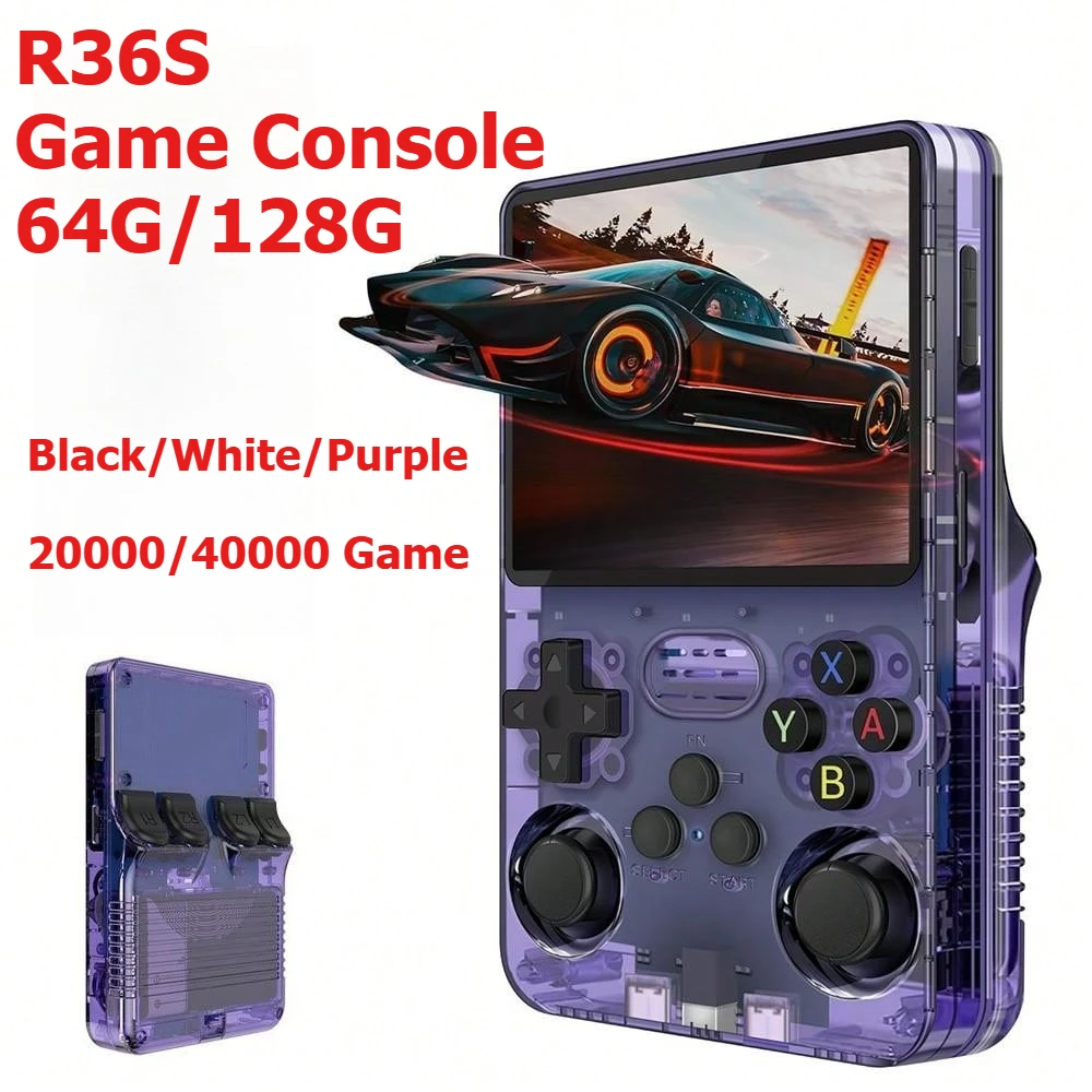 R36S Retro Handheld Game Console Linux System 3.5-Inch IPS HD 4K 64G 20000+ Classical Games Portable Gaming Console
R36S Retro Handheld Game Console Linux System 3.5-Inch IPS HD 4K 64G 20000+ Classical Games Portable Gaming Console