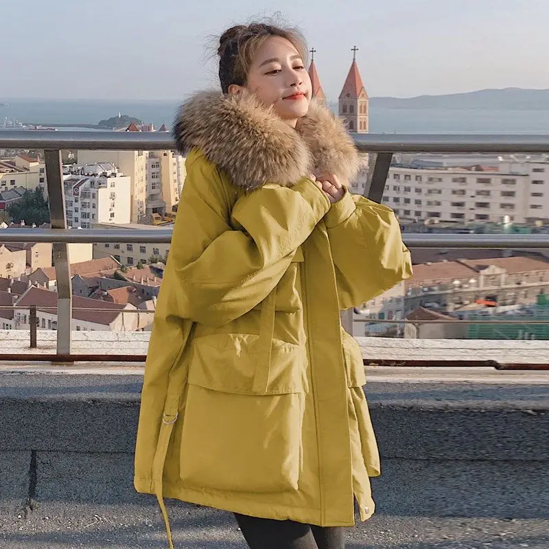 Winter Jacket Women Warm Parka Loose Comfort Coat Hooded Colours Korean Fashion Elegance Cotton-Padded Clothes Thick O79
Winter Jacket Women Warm Parka Loose Comfort Coat Hooded Colours Korean Fashion Elegance Cotton-Padded Clothes Thick O79