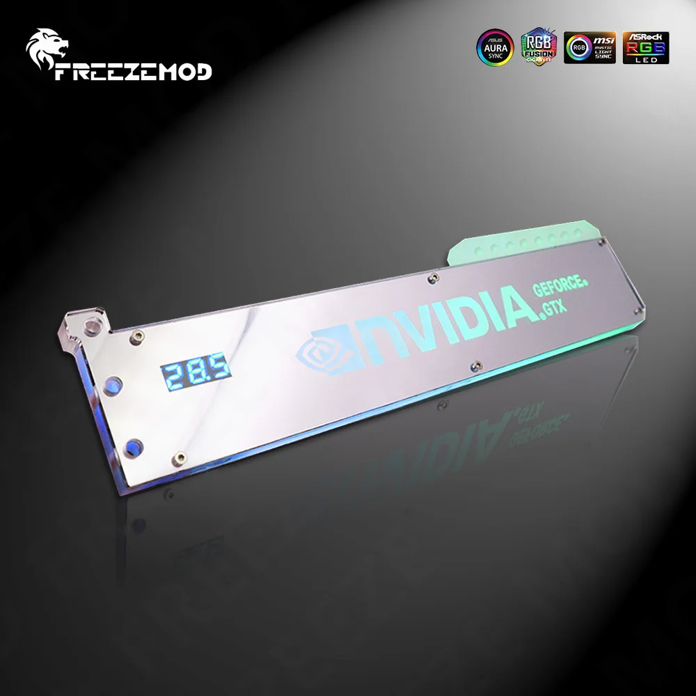 FREEZEMOD VGA Holder With Temperature Monitor 5V Display Graphics Card Bracket Thermometer Double Mirror Slidable PC MOD XKZJ-WD
FREEZEMOD VGA Holder With Temperature Monitor 5V Display Graphics Card Bracket Thermometer Double Mirror Slidable PC MOD XKZJ-WD