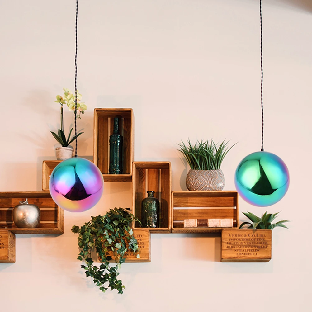 2pcs Stainless Steel Ball Colorful Mirror Gazing Globe Reflective Garden Decoration Hollow Sphere Outdoor Yard Accent Piece
2pcs Stainless Steel Ball Colorful Mirror Gazing Globe Reflective Garden Decoration Hollow Sphere Outdoor Yard Accent Piece