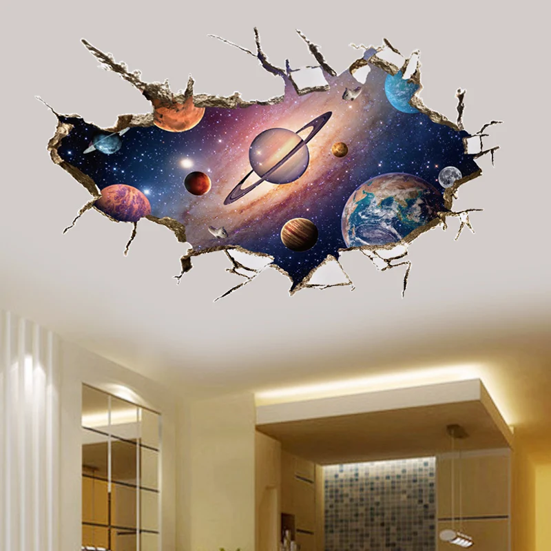 Space 3D three-dimensional wall pasted living room ceiling wall bedroom Creative room decoration wall painting background
Space 3D three-dimensional wall pasted living room ceiling wall bedroom Creative room decoration wall painting background