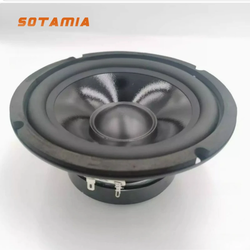 SOTAMIA 1pcs 6.5 Inch Mid Bass HIFI Speaker 4 Ohm 80W Paper Cone 100 Magnetic Car Loudspeaker DIY Bluetooth Multimedia Speaker
SOTAMIA 1pcs 6.5 Inch Mid Bass HIFI Speaker 4 Ohm 80W Paper Cone 100 Magnetic Car Loudspeaker DIY Bluetooth Multimedia Speaker