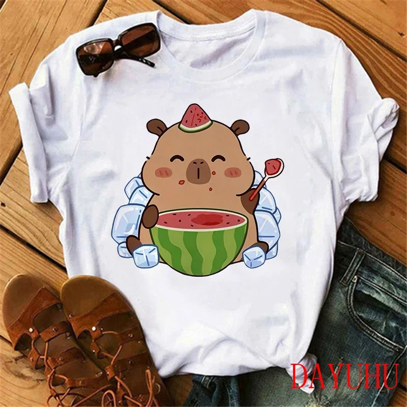 Забавная футболка Kawaii 90-х годов с капибарой, женская футболка для девочек, одежда с героями мультфильмов «Капибара», футболка с капибарой, повседневная верхняя одежда
Забавная футболка Kawaii 90-х годов с капибарой, женская футболка для девочек, одежда с героями мультфильмов «Капибара», футболка с капибарой, повседневная верхняя одежда