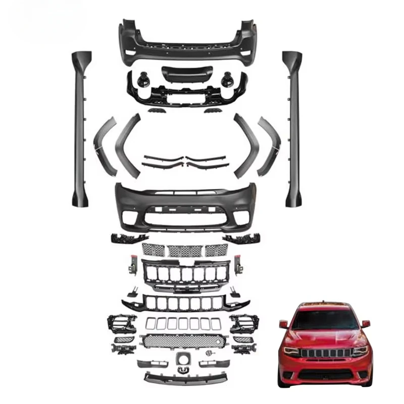 Srt Style Auto Parts Body Kit Wide Front Bumper Lip Car Bumper Body Kit for Grand Cherokee Body Kit 2016-2023custom
Srt Style Auto Parts Body Kit Wide Front Bumper Lip Car Bumper Body Kit for Grand Cherokee Body Kit 2016-2023custom