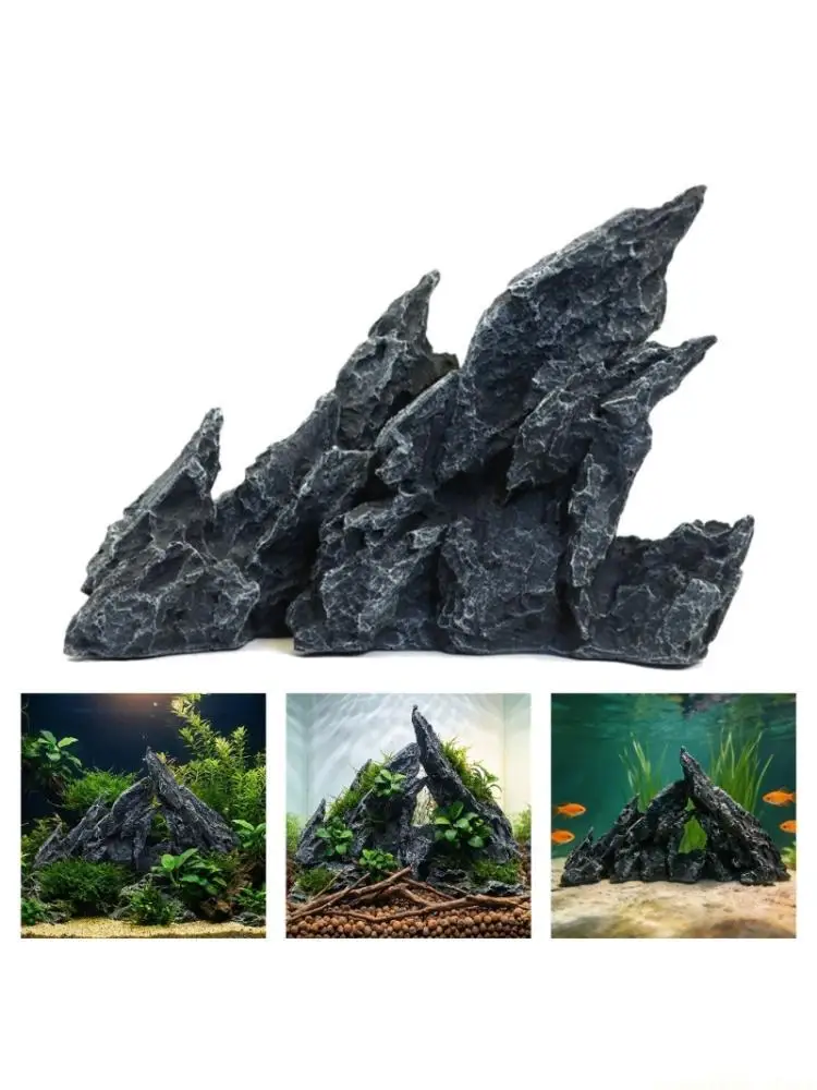 QX2E Fish Tanks Decoration Rock Aquariums Hand Painting Fish Tanks Ornament Beautiful Underwater Scenes In Homes Office
QX2E Fish Tanks Decoration Rock Aquariums Hand Painting Fish Tanks Ornament Beautiful Underwater Scenes In Homes Office