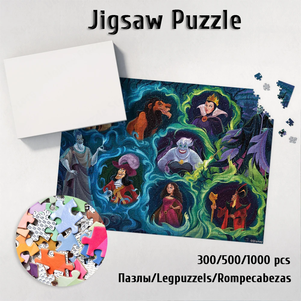 Disney Villains Large Puzzle Board Games Disney Villain Witch Paper Jigsaw Puzzles Unique Design Fun Family Game for Kids Adults
Disney Villains Large Puzzle Board Games Disney Villain Witch Paper Jigsaw Puzzles Unique Design Fun Family Game for Kids Adults