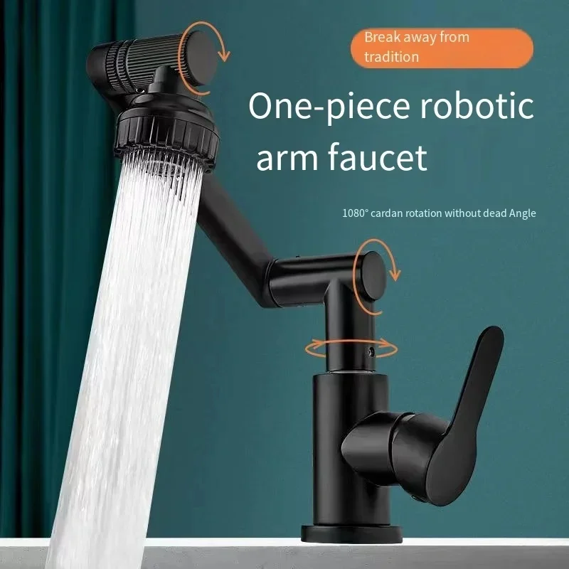 Mechanical Arm Splashproof Universal Faucet for Bathroom and Kitchen Countertop Basin, Hot and Cold Water Tap Accessory
Mechanical Arm Splashproof Universal Faucet for Bathroom and Kitchen Countertop Basin, Hot and Cold Water Tap Accessory