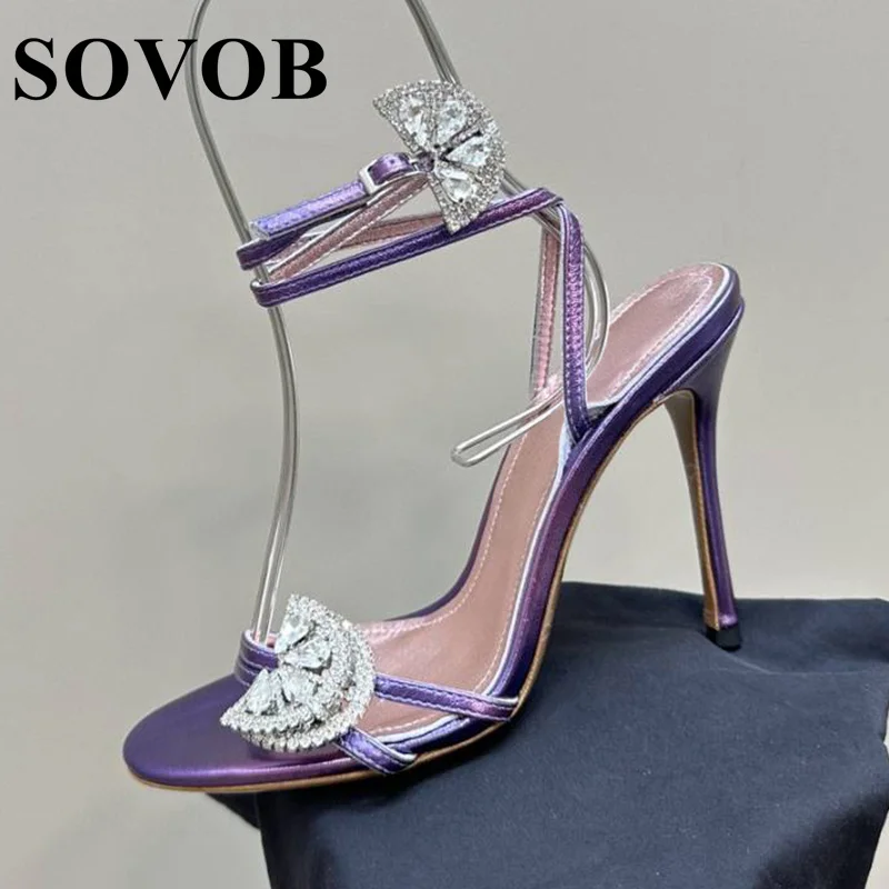 Summer Real Leather Rhinestone Decorativ Slim Heel Sandals Women's One Line Buckle Fashionable Sandalias Sexy Party Dress Shoes
Summer Real Leather Rhinestone Decorativ Slim Heel Sandals Women's One Line Buckle Fashionable Sandalias Sexy Party Dress Shoes