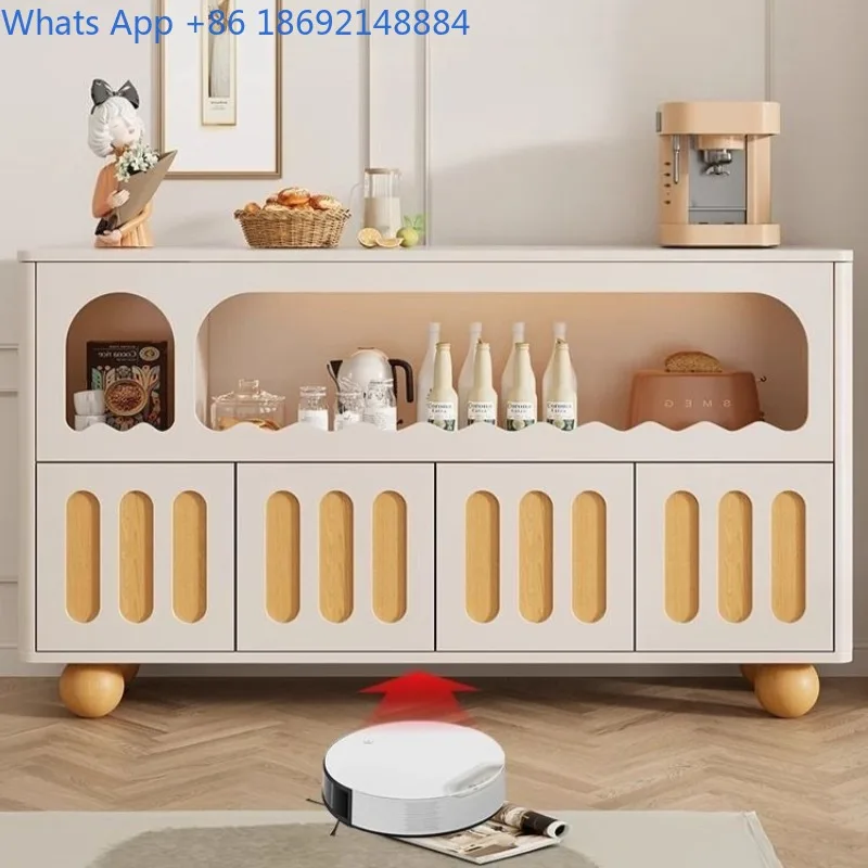 Modern Minimalist Solid Wood Cream Style Sideboard Cabinet for Living Room Home Use Wall-Mounted Light Luxury Storage Shelf
Modern Minimalist Solid Wood Cream Style Sideboard Cabinet for Living Room Home Use Wall-Mounted Light Luxury Storage Shelf