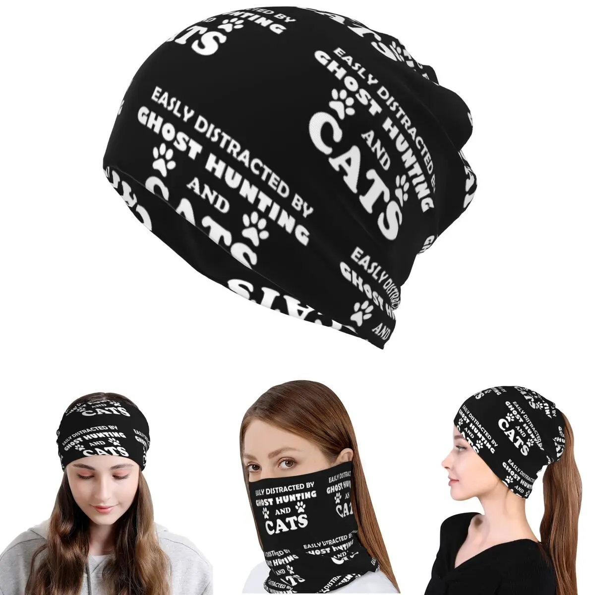 Easily Distracted By Ghost Hunting And Cats Bandana Neck Gaiter Wrap Scarf Warm Balaclava Beanies Hat Unisex Adult Washable
Easily Distracted By Ghost Hunting And Cats Bandana Neck Gaiter Wrap Scarf Warm Balaclava Beanies Hat Unisex Adult Washable