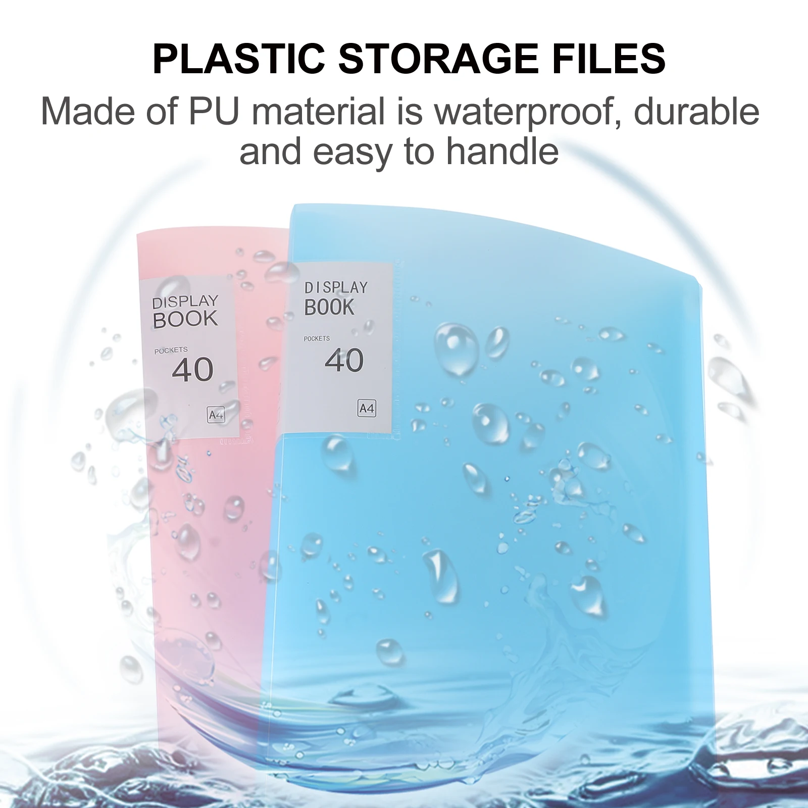 2 Pcs Plastic Storage Book Chic Document Files Creative Paper Folders Loose Leaf Office Household Student
2 Pcs Plastic Storage Book Chic Document Files Creative Paper Folders Loose Leaf Office Household Student
