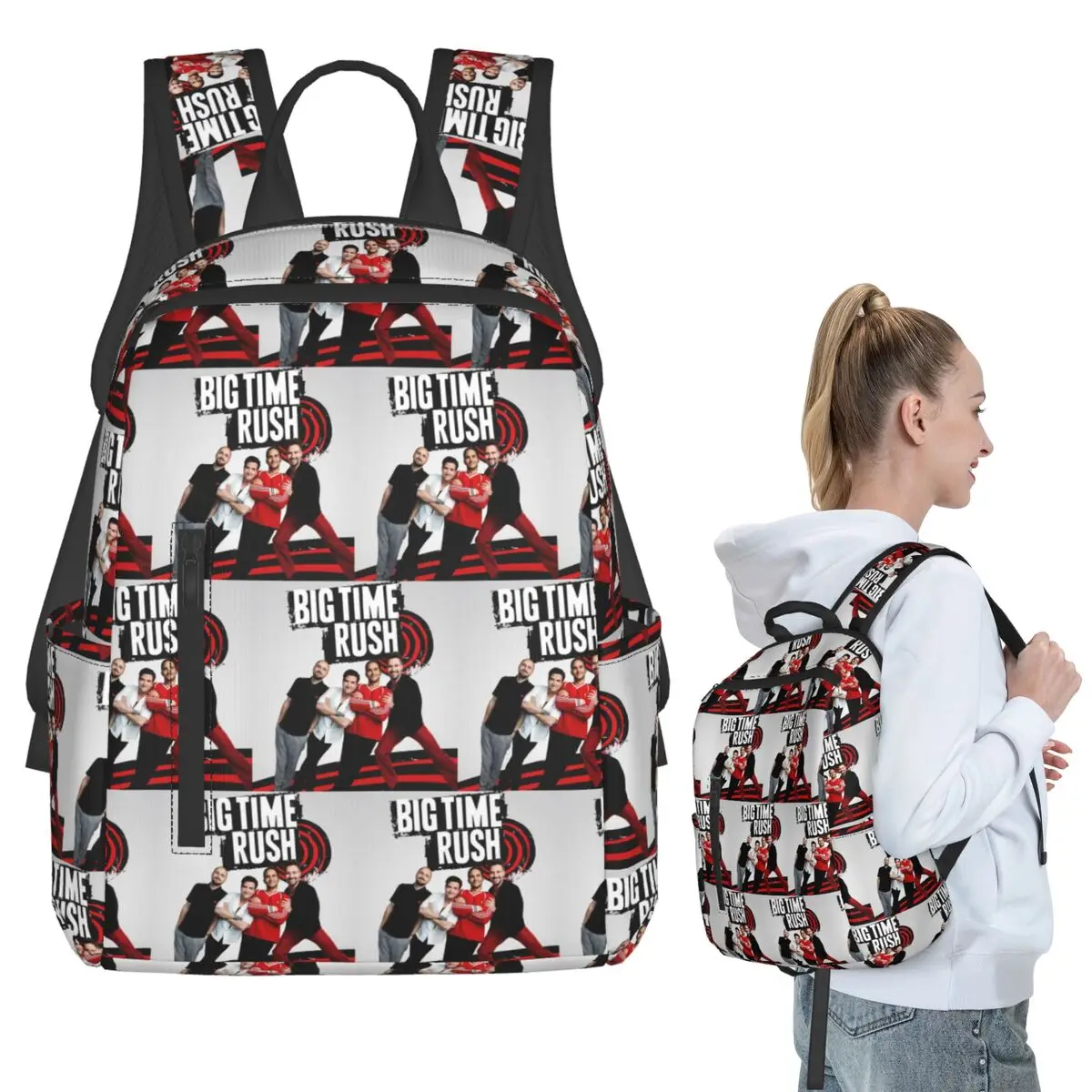 Big Time Rush BTR Band Music Backpack Student BookBag Kids School Bag Laptop Shoulder Bags Boys Girls
Big Time Rush BTR Band Music Backpack Student BookBag Kids School Bag Laptop Shoulder Bags Boys Girls