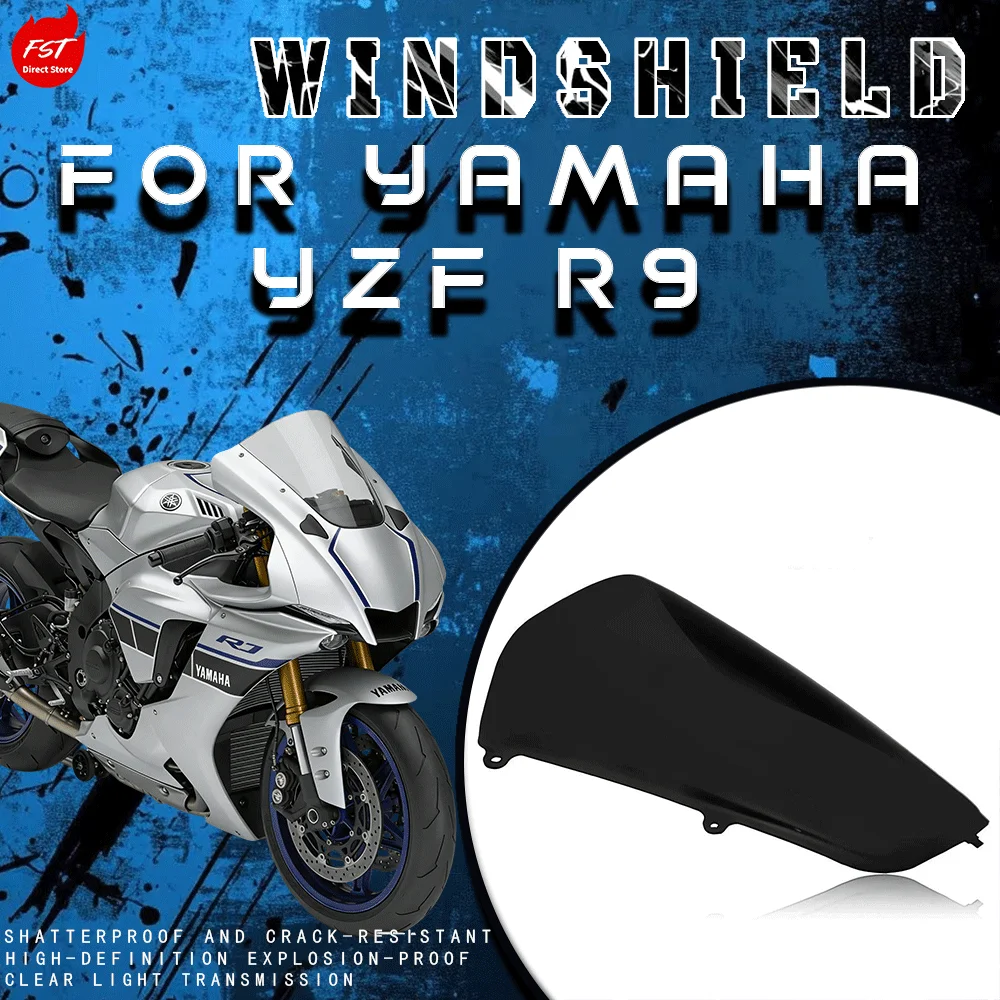 Удлиненное гоночное ветровое стекло для Yamaha YZF-R9, модифицированное переднее ветровое стекло и обтекатель-дефлектор
Удлиненное гоночное ветровое стекло для Yamaha YZF-R9, модифицированное переднее ветровое стекло и обтекатель-дефлектор