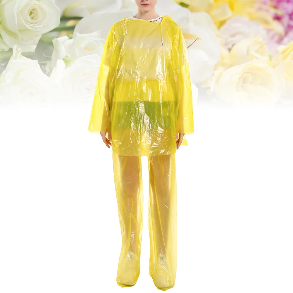 3 set Raincoat Rain Pants Set Adult Windproof Disposable Rain Poncho Lightweight Packable Outdoor Hiking Cycling Yellow
3 set Raincoat Rain Pants Set Adult Windproof Disposable Rain Poncho Lightweight Packable Outdoor Hiking Cycling Yellow