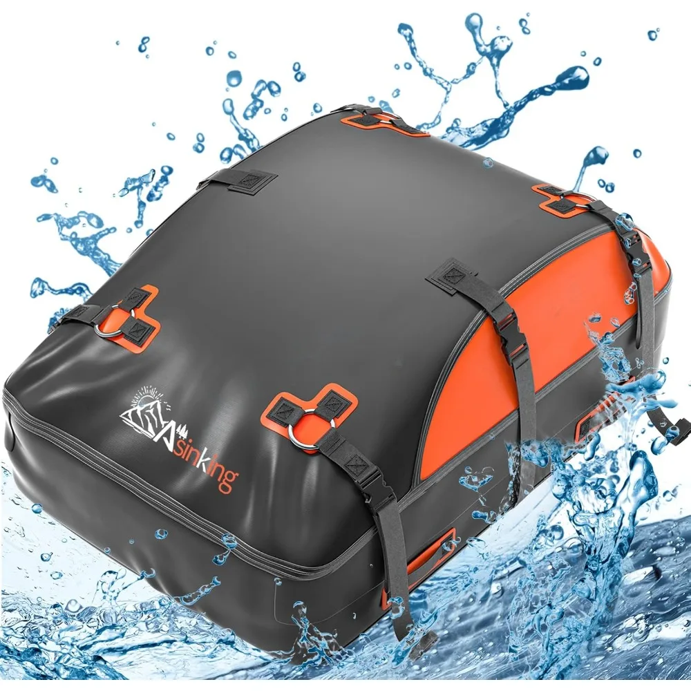 Car Rooftop Cargo Carrier Bag, 100% Waterproof Non-Rip 20 Cubic Feet Car Roof Bag for All Vehicles with/Without Rack, Includes
Car Rooftop Cargo Carrier Bag, 100% Waterproof Non-Rip 20 Cubic Feet Car Roof Bag for All Vehicles with/Without Rack, Includes