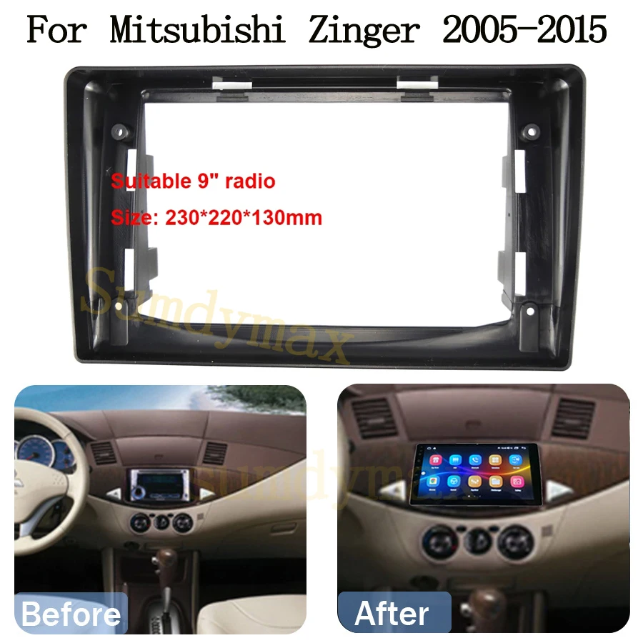 9inch android Car Radio Fascia for Mitsubishi Zinger 2005-2015 car panel Trim Dashboard Panel Kit
9inch android Car Radio Fascia for Mitsubishi Zinger 2005-2015 car panel Trim Dashboard Panel Kit